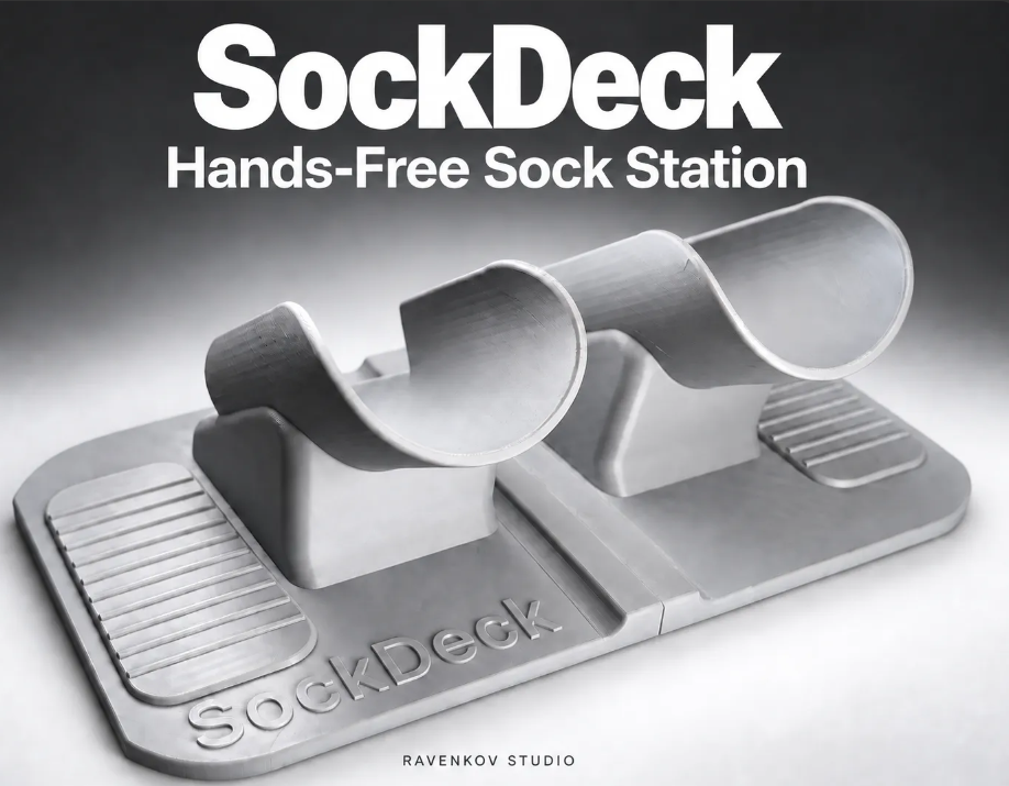 Imagen del modelo SockDeck — Estación de Calcetines sin Uso de Manos (SecondSock)