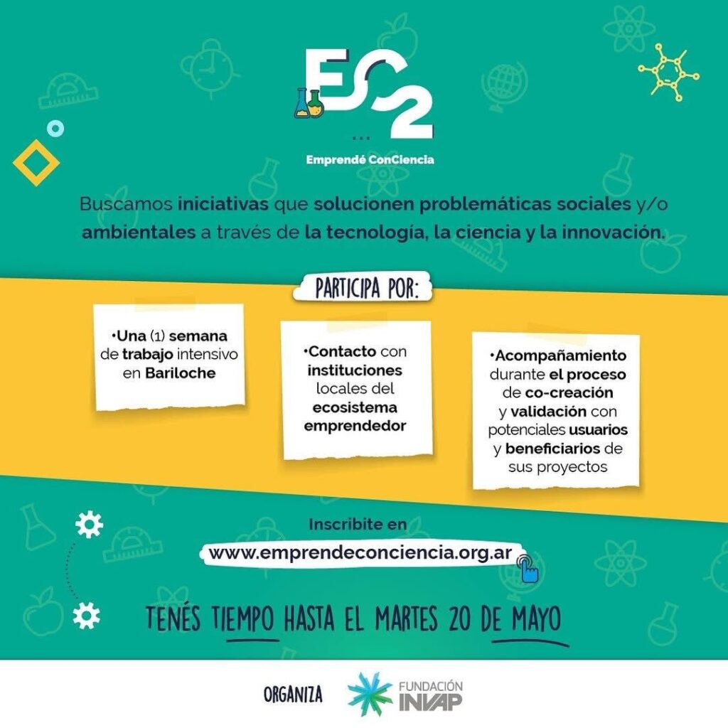 Abrió la convocatoria de la 7° edición de Emprendé ConCiencia