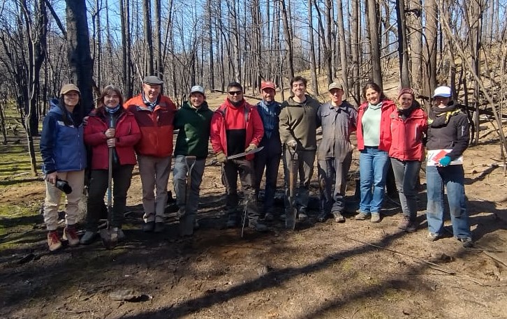 Ciencia y Tecnología acompañó la restauración y homenaje en la Reserva Forestal El Guadal