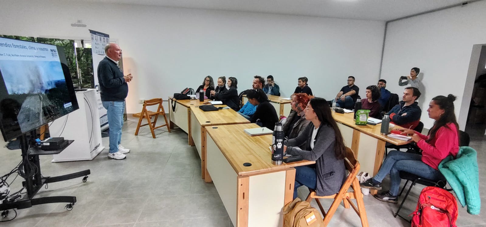 Con apoyo de Provincia, se realiza en Esquel el curso de posgrado “Efectos del fuego en los ecosistemas”